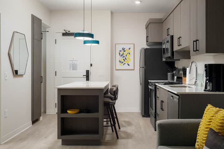 Guest room at the WaterWalk Extended Stay Tucson in Tucson, Arizona