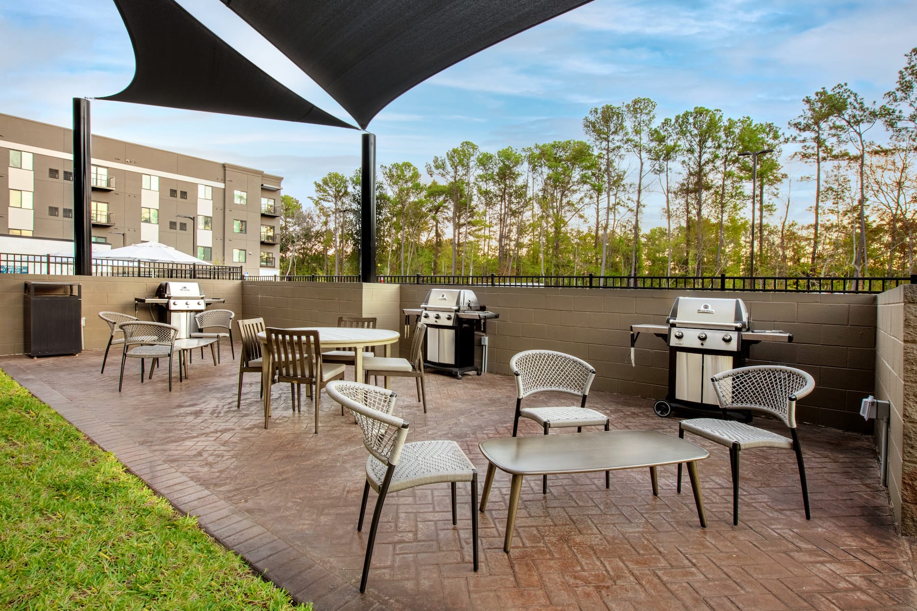 BBQ grill at WaterWalk Extended Stay Jacksonville Deerwood Pk in Jacksonville, Florida
