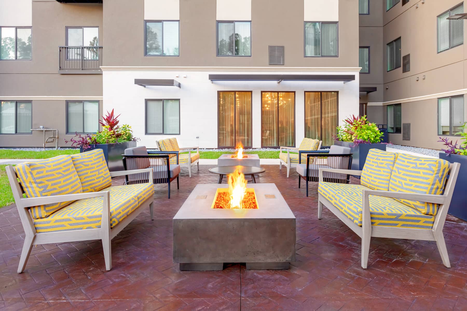 Firepit at WaterWalk Extended Stay Jacksonville Deerwood Pk in Jacksonville, Florida