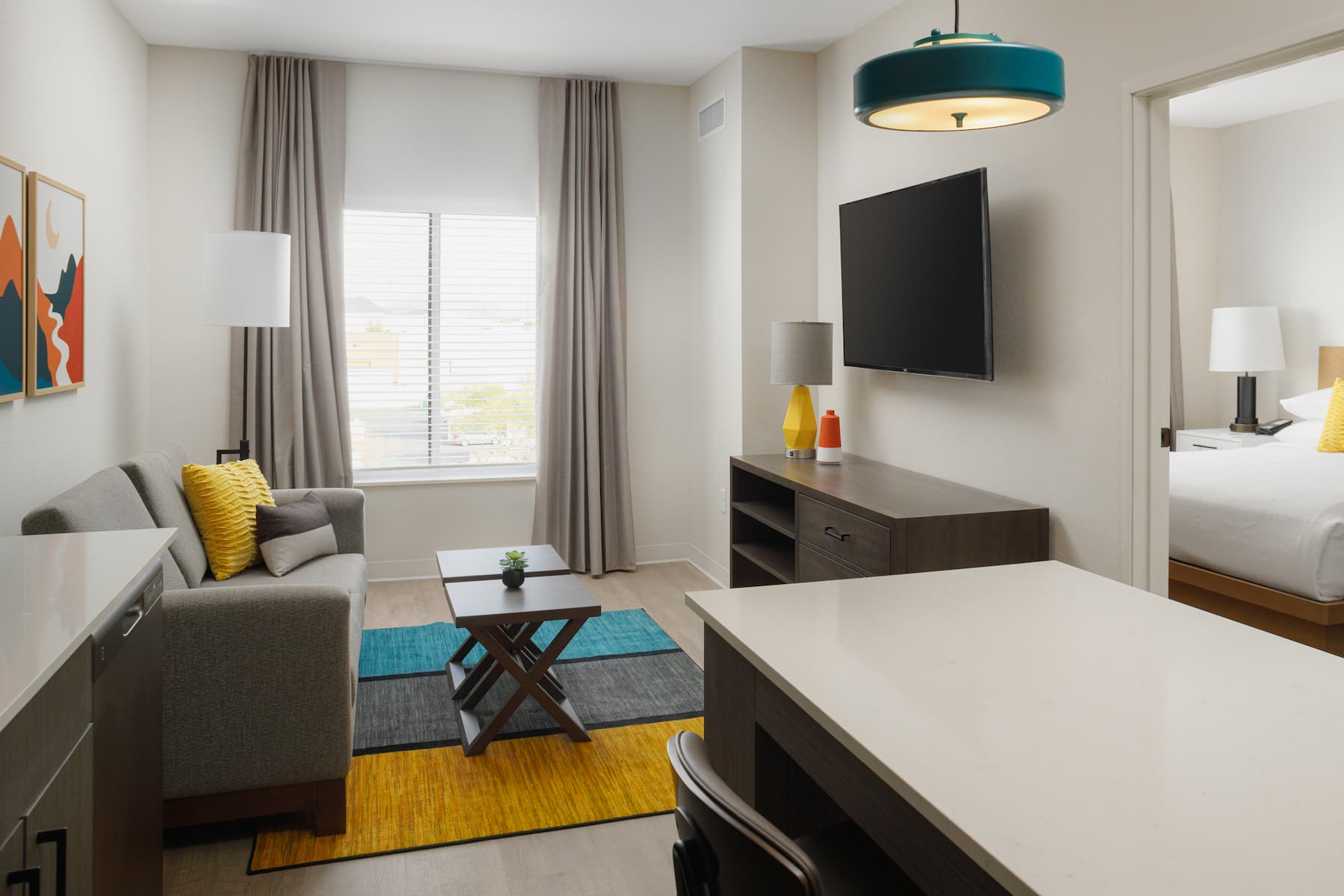 Guest room at the WaterWalk Extended Stay Jacksonville Deerwood Pk in Jacksonville, Florida