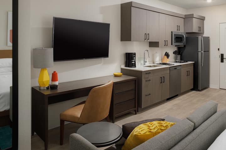 Guest room at the WaterWalk Extended Stay Jacksonville Deerwood Pk in Jacksonville, Florida
