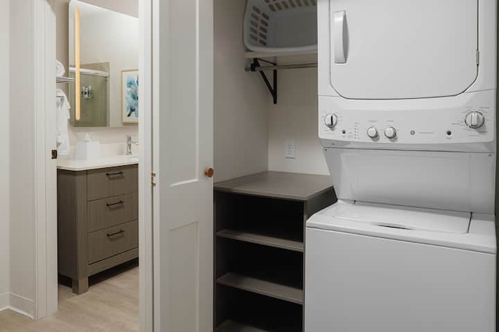 Guest room at the WaterWalk Extended Stay Jacksonville Deerwood Pk in Jacksonville, Florida