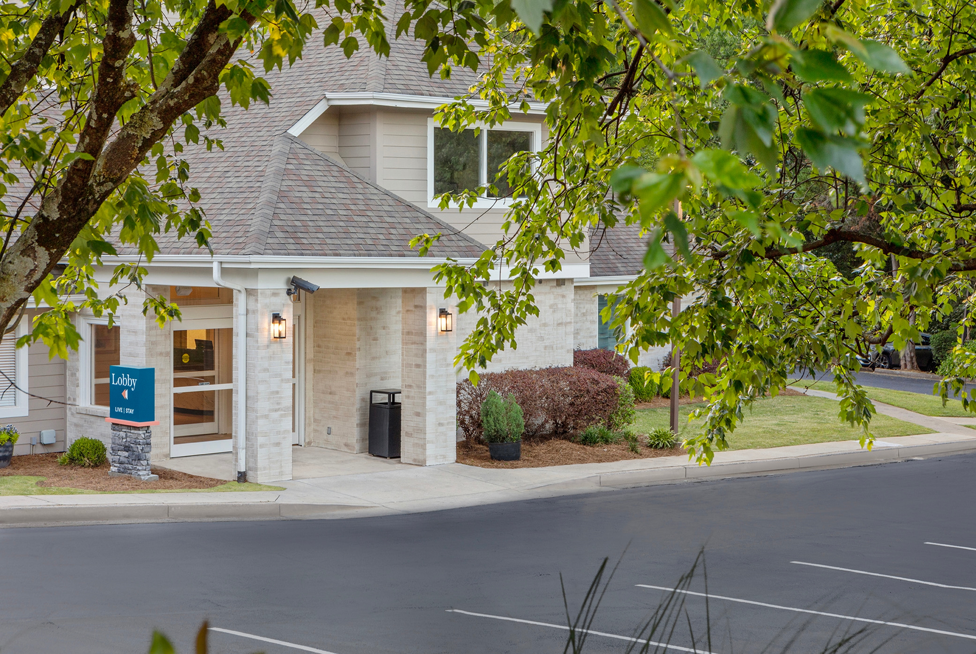 Exterior of WaterWalk Extended Stay by Wyndham Atlanta Perimeter hotel in Atlanta, Georgia