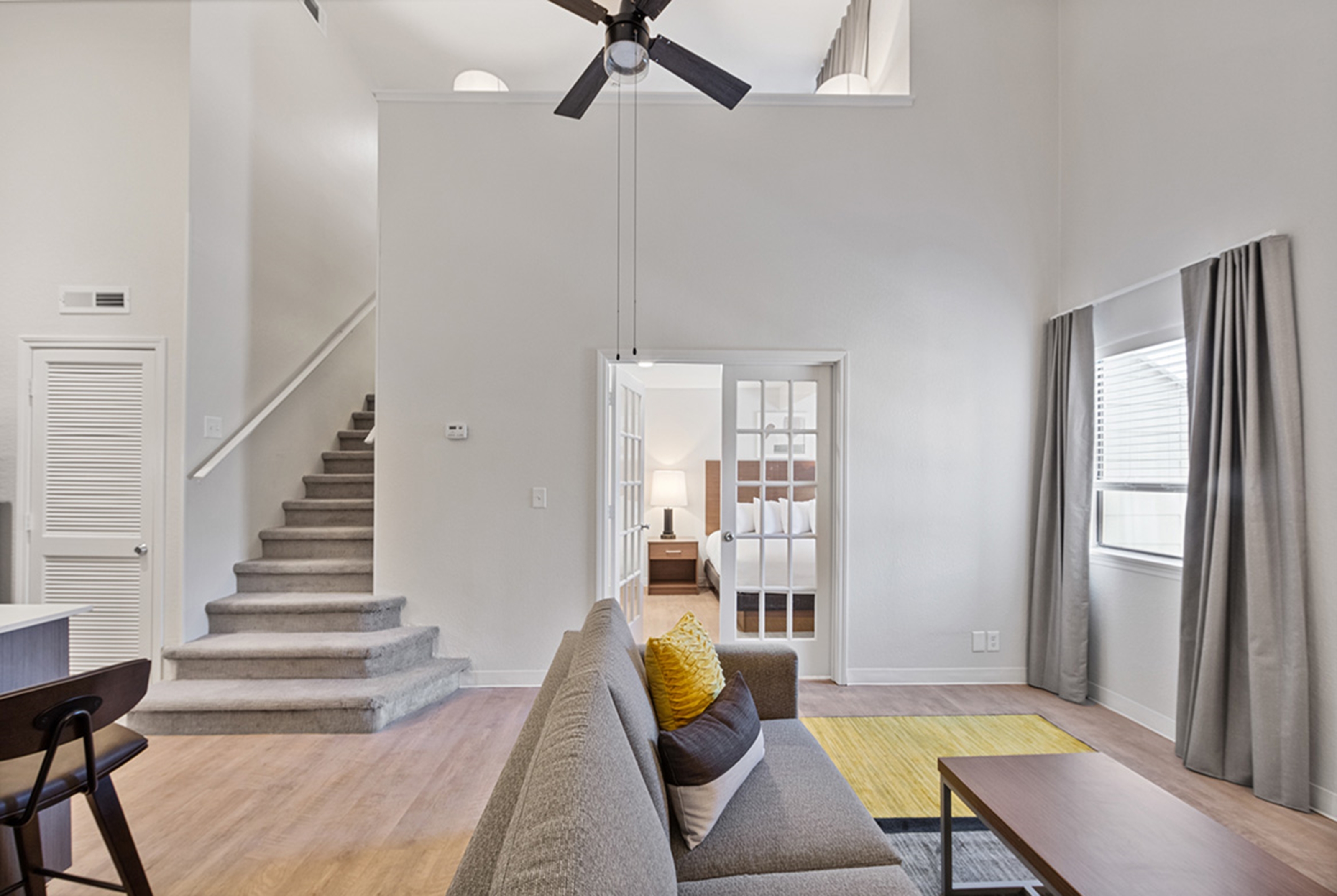 Guest room at the WaterWalk Extended Stay by Wyndham Atlanta Perimeter in Atlanta, Georgia