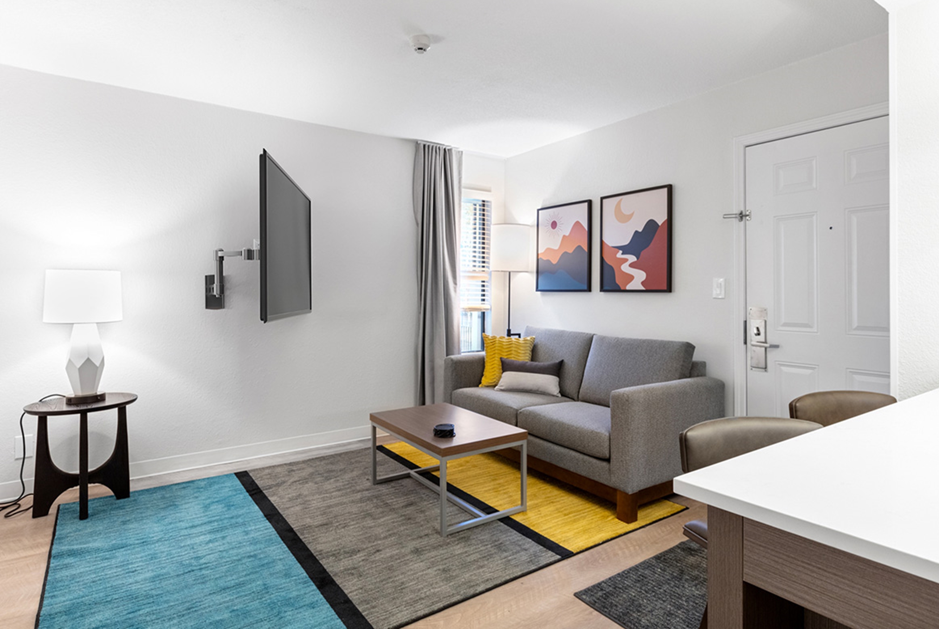 Guest room at the WaterWalk Extended Stay by Wyndham Atlanta Perimeter in Atlanta, Georgia