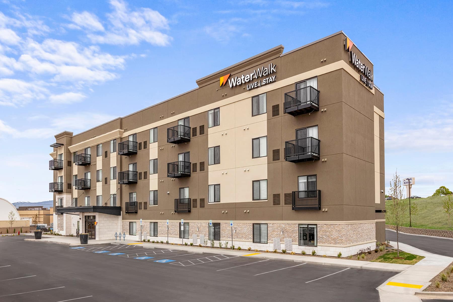 Exterior of WaterWalk Extended Stay Boise - Meridian hotel in Meridian, Idaho