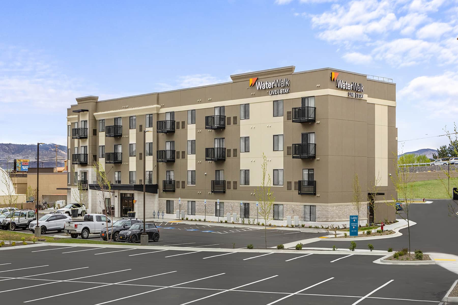 Exterior of WaterWalk Extended Stay Boise - Meridian hotel in Meridian, Idaho