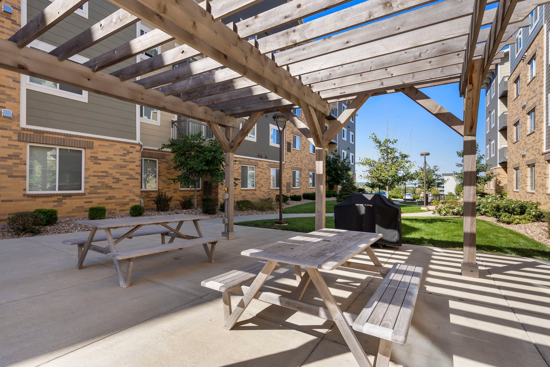 BBQ grill at WaterWalk Extended Stay Kansas City - Overland Pk in Overland Park, Kansas
