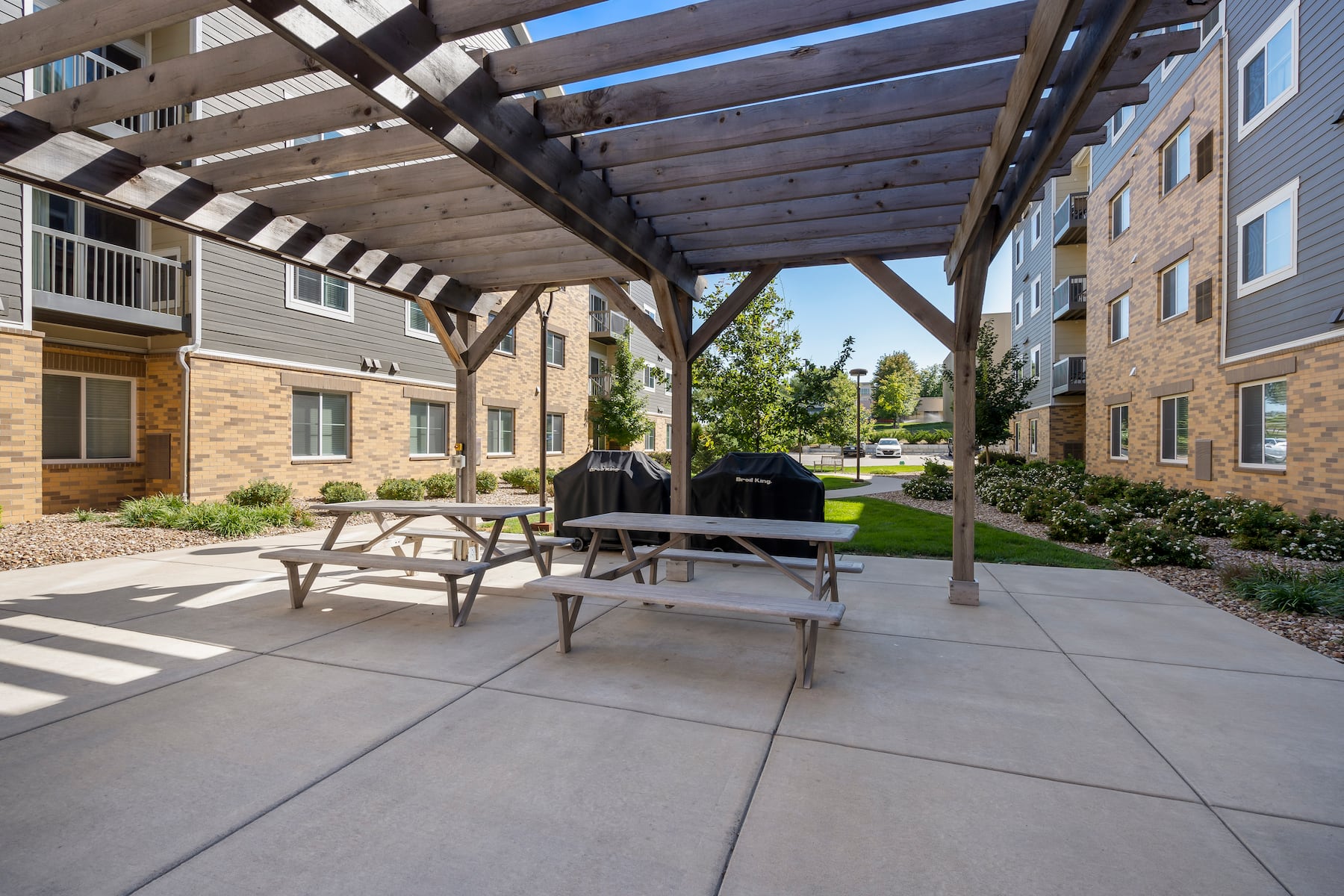 BBQ grill at WaterWalk Extended Stay Kansas City - Overland Pk in Overland Park, Kansas