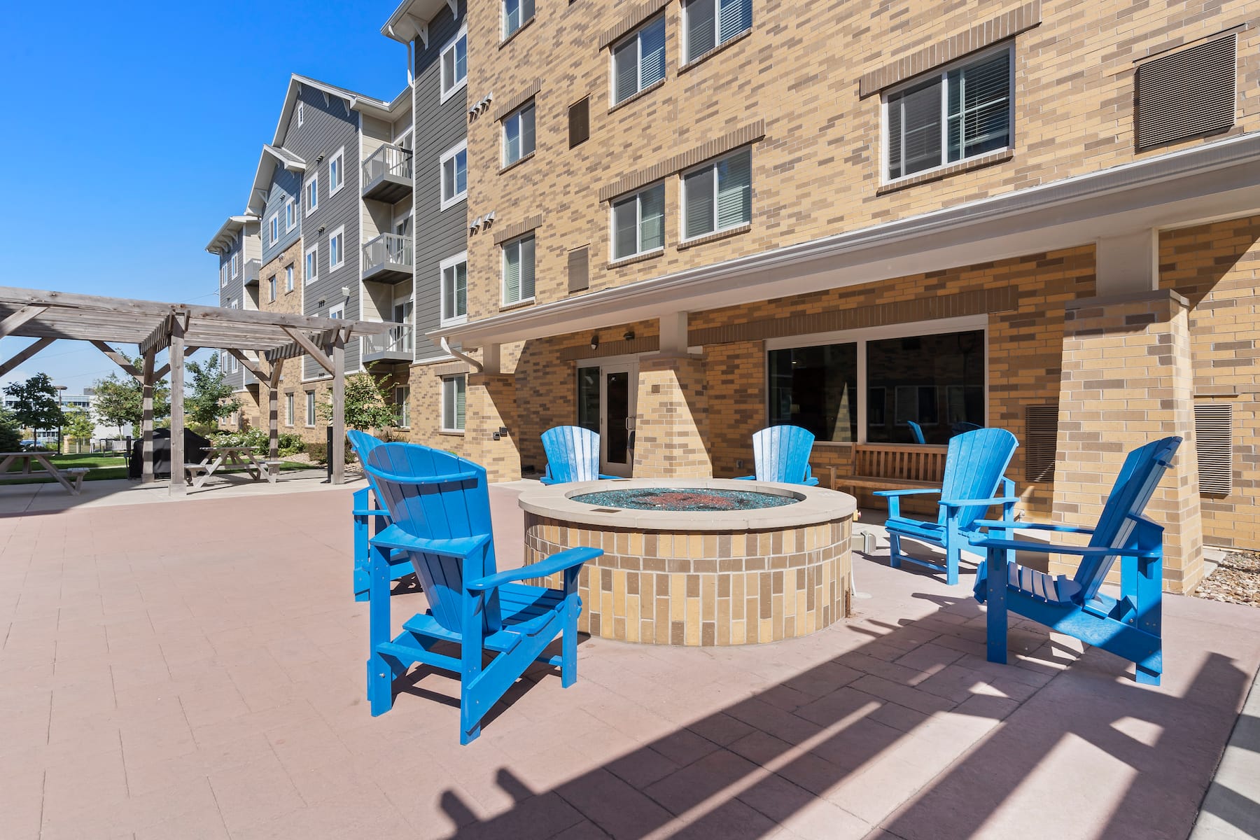 Firepit at WaterWalk Extended Stay Kansas City - Overland Pk in Overland Park, Kansas