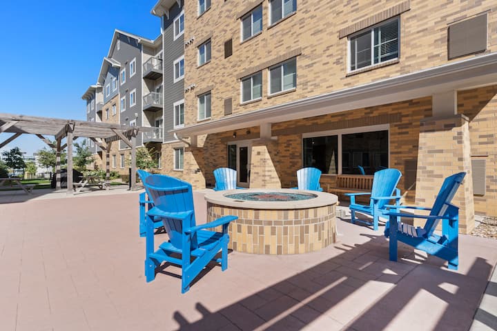 Firepit at WaterWalk Extended Stay Kansas City - Overland Pk in Overland Park, Kansas