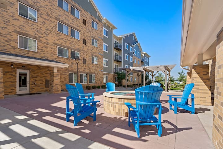 Firepit at WaterWalk Extended Stay Kansas City - Overland Pk in Overland Park, Kansas