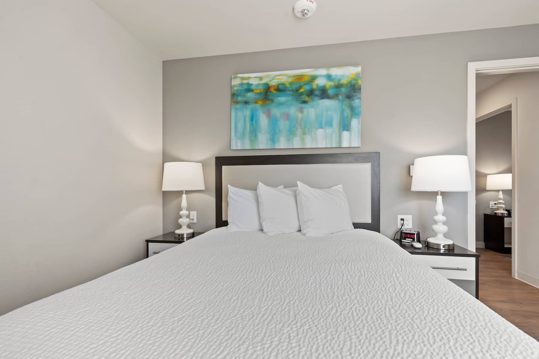 Guest room at the WaterWalk Extended Stay Kansas City - Overland Pk in Overland Park, Kansas
