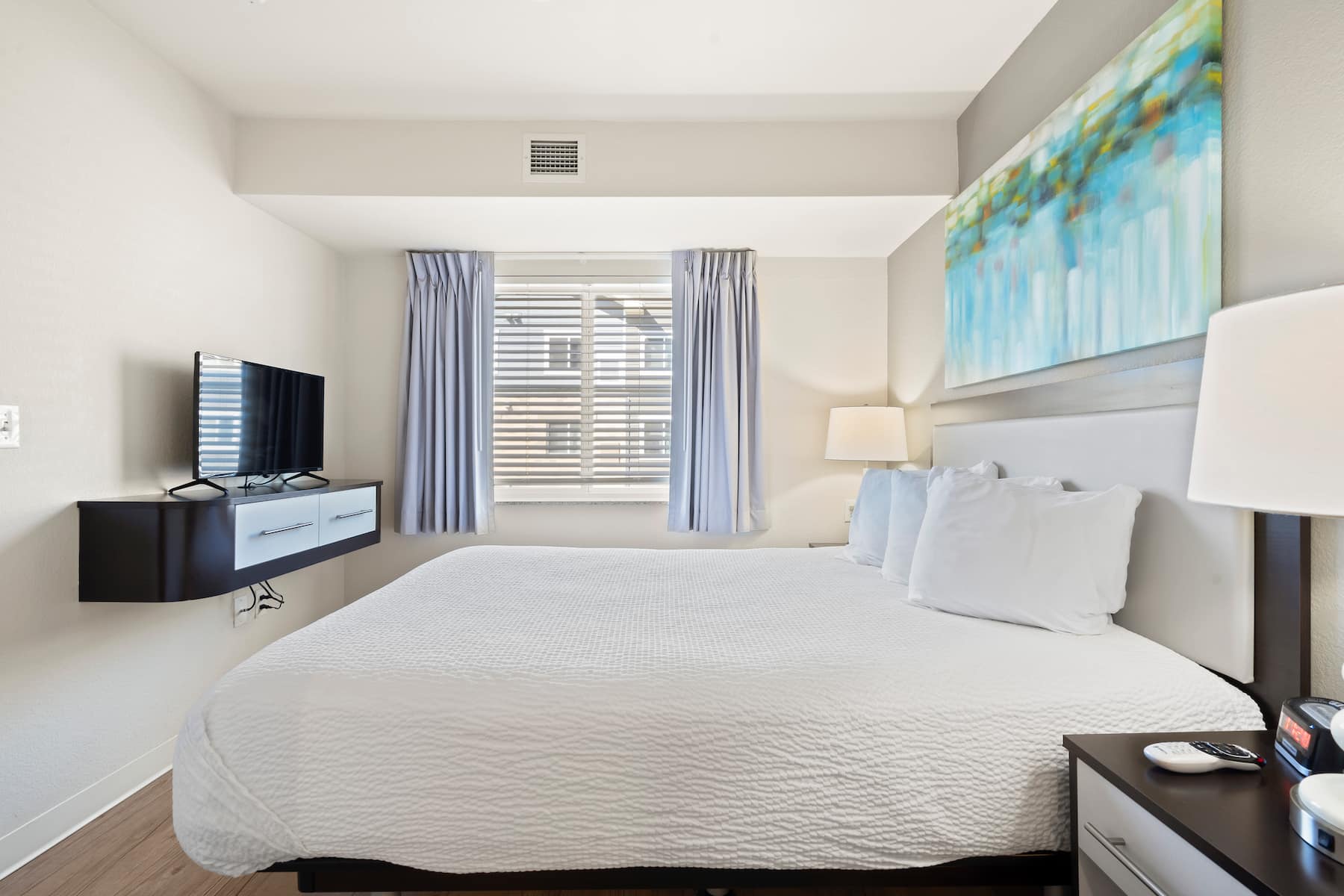 Guest room at the WaterWalk Extended Stay Kansas City - Overland Pk in Overland Park, Kansas