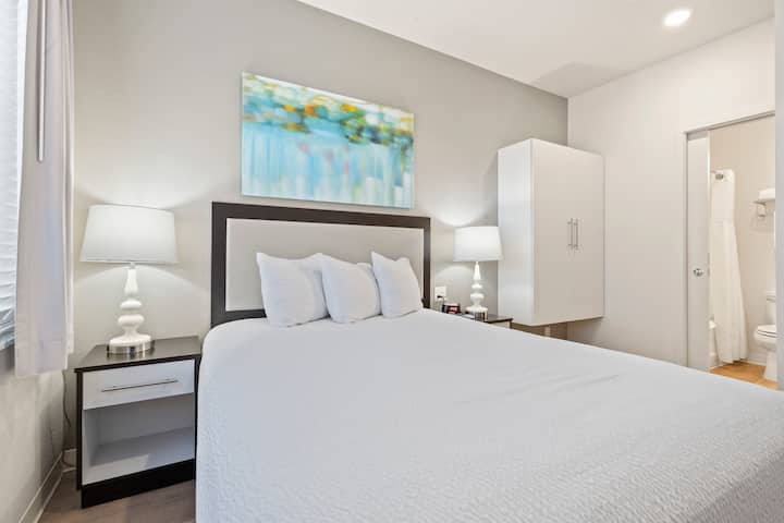 Guest room at the WaterWalk Extended Stay Kansas City - Overland Pk in Overland Park, Kansas