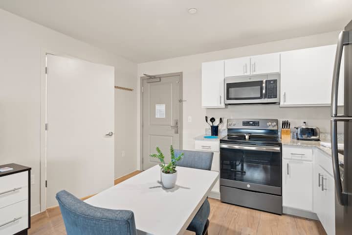 Guest room at the WaterWalk Extended Stay Kansas City - Overland Pk in Overland Park, Kansas