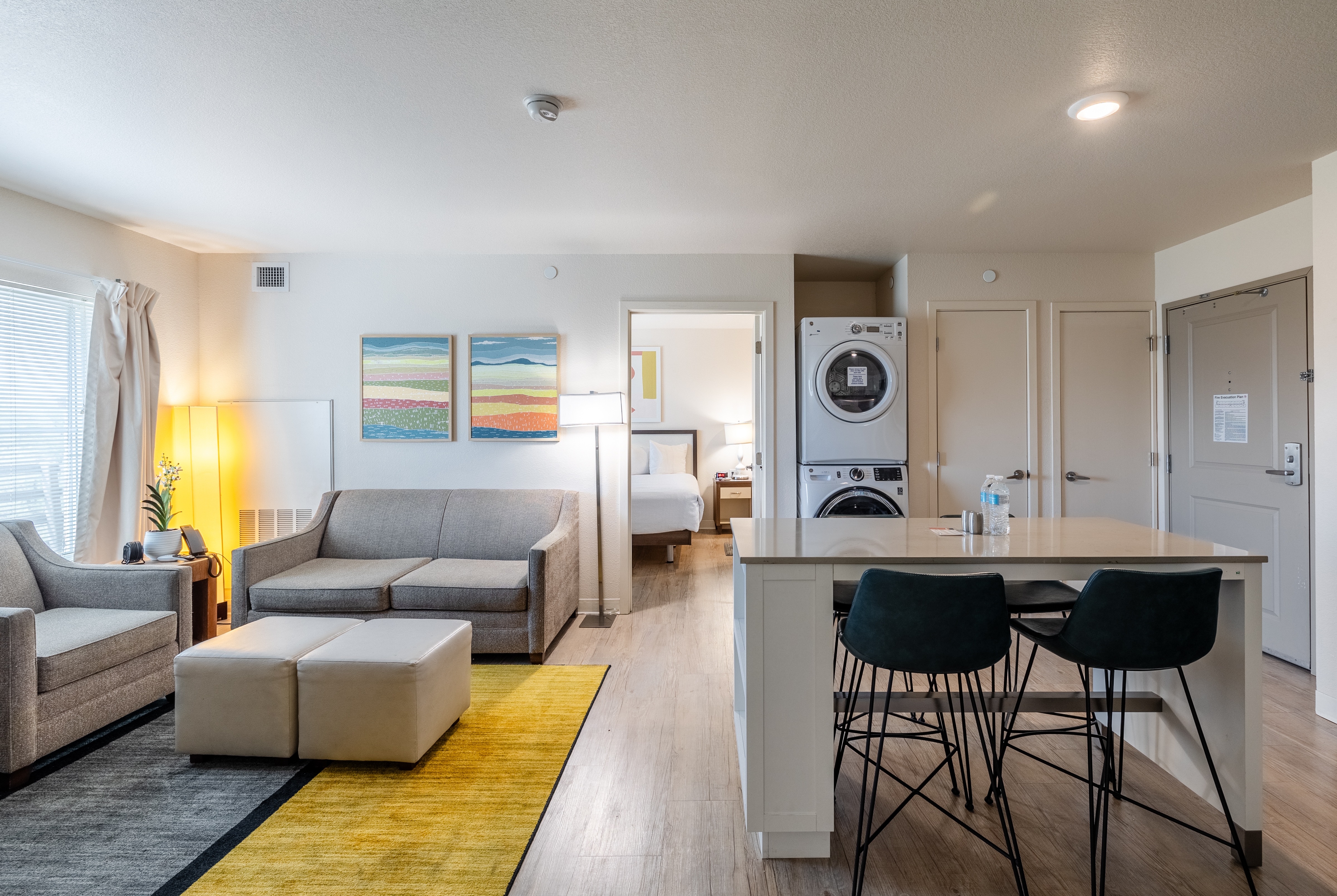 Guest room at the WaterWalk Extended Stay Wichita in Wichita, Kansas