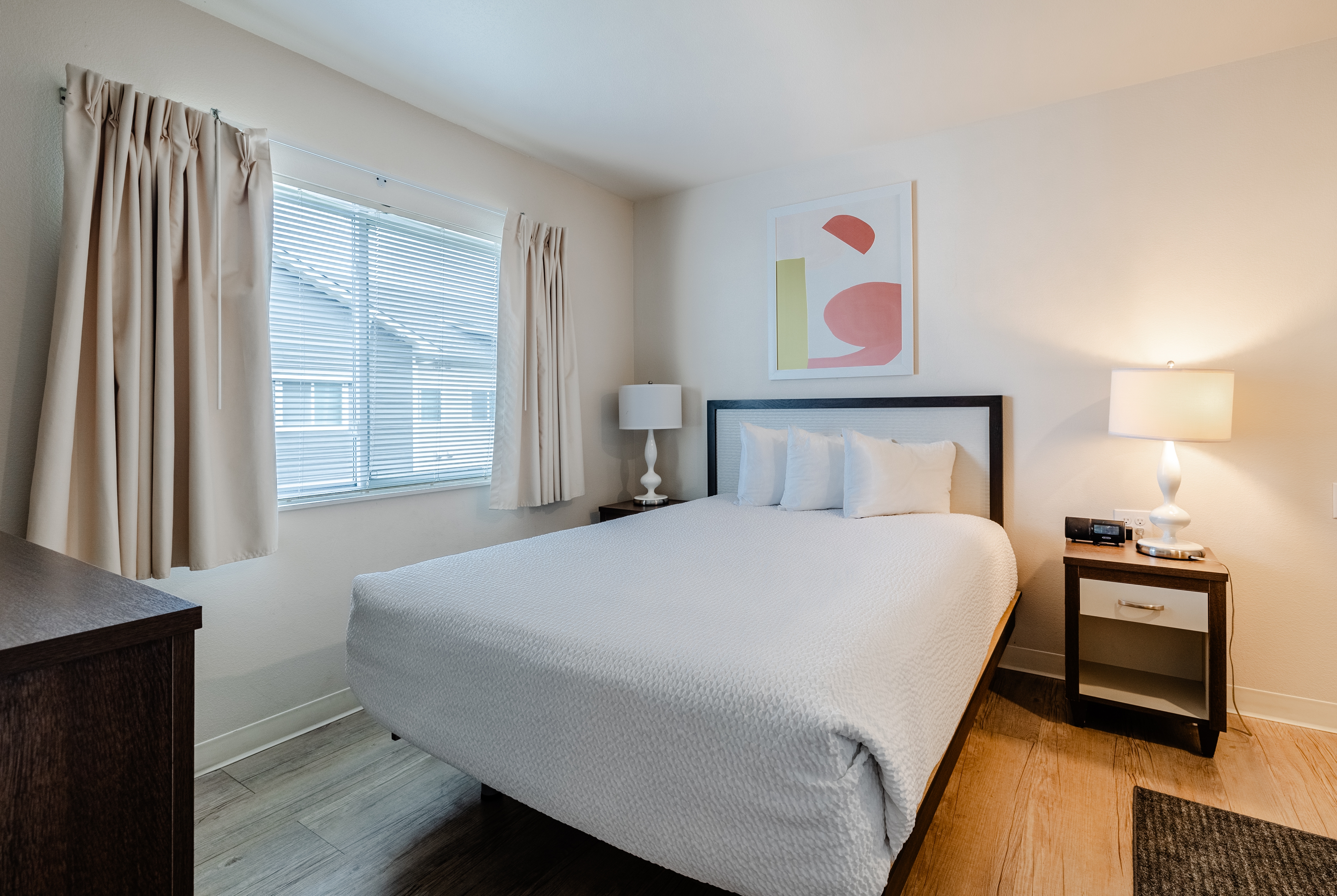 Guest room at the WaterWalk Extended Stay Wichita in Wichita, Kansas