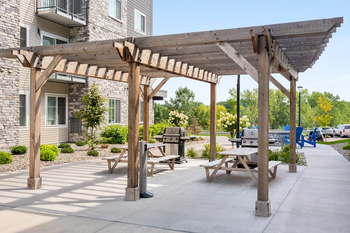 BBQ grill at WaterWalk Extended Stay Minneapolis - Plymouth in Plymouth, Minnesota