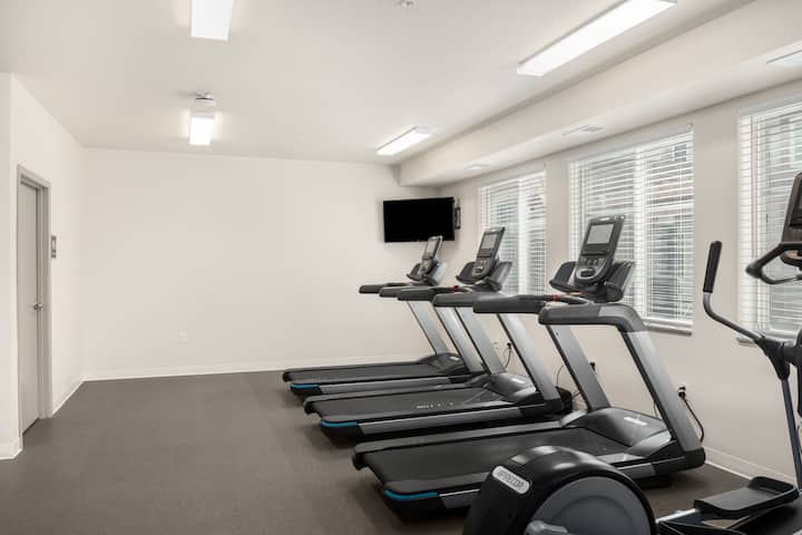 Fitness room at WaterWalk Extended Stay Minneapolis - Plymouth in Plymouth, Minnesota