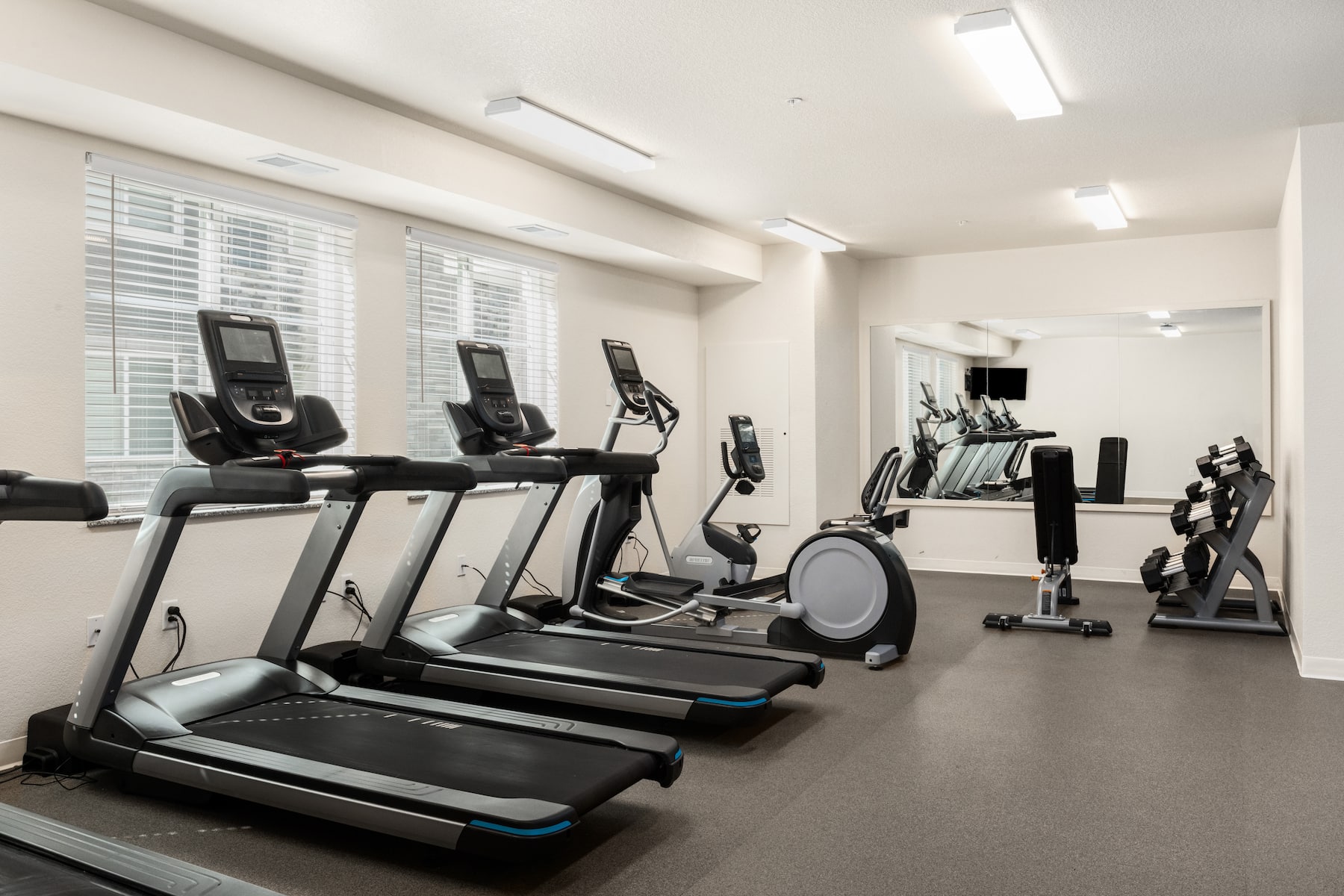 Fitness room at WaterWalk Extended Stay Minneapolis - Plymouth in Plymouth, Minnesota