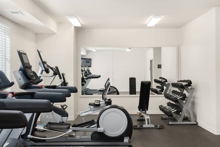 Fitness room at WaterWalk Extended Stay Minneapolis - Plymouth in Plymouth, Minnesota