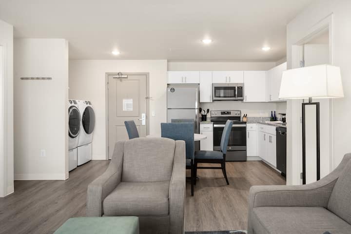 Guest room at the WaterWalk Extended Stay Minneapolis - Plymouth in Plymouth, Minnesota
