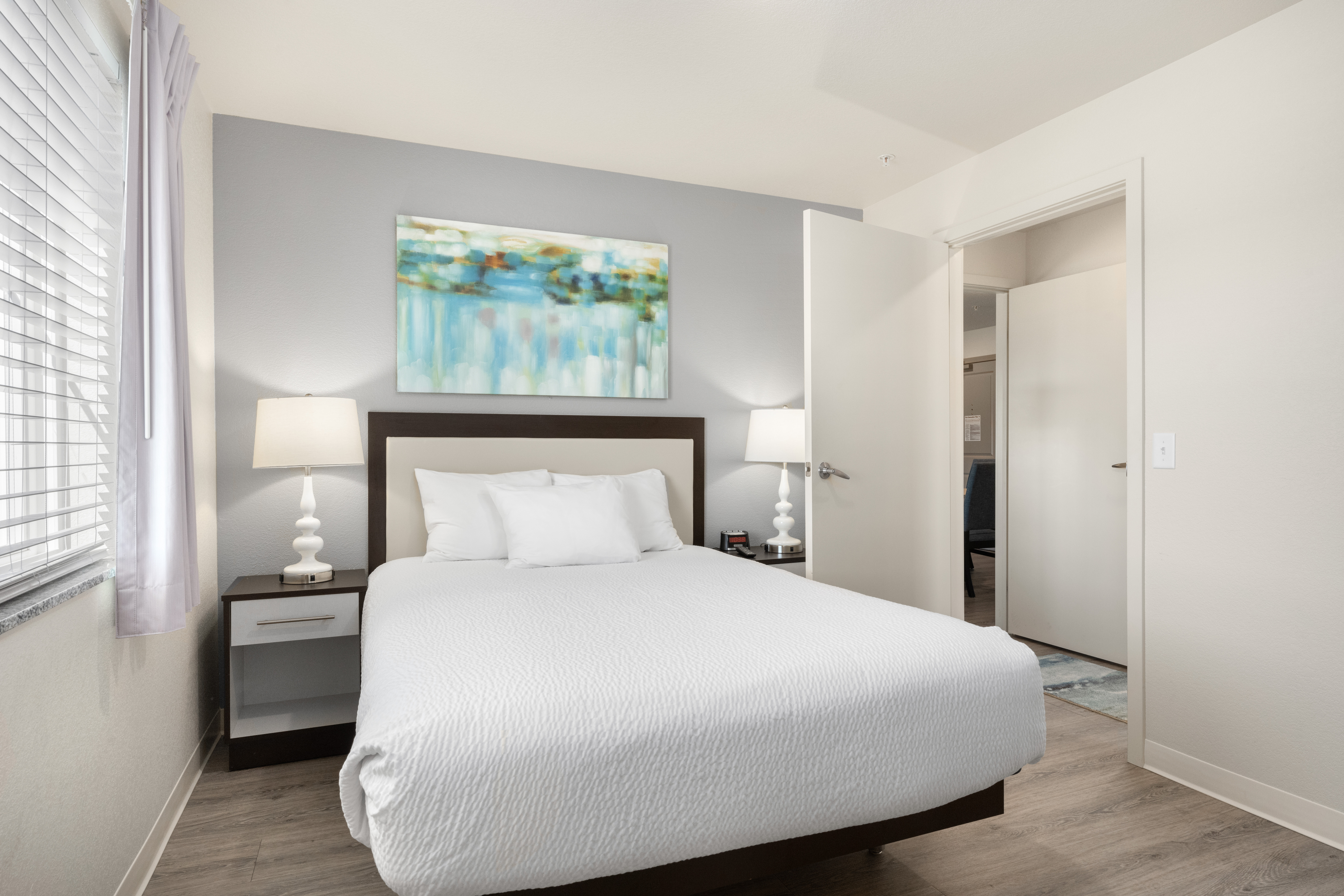 Guest room at the WaterWalk Extended Stay Minneapolis - Plymouth in Plymouth, Minnesota