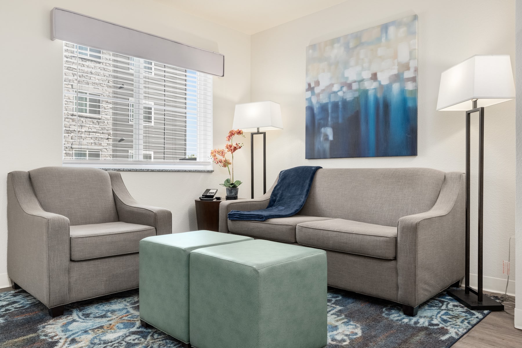 Guest room at the WaterWalk Extended Stay Minneapolis - Plymouth in Plymouth, Minnesota