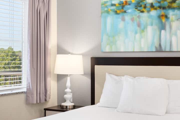 Guest room at the WaterWalk Extended Stay Minneapolis - Plymouth in Plymouth, Minnesota