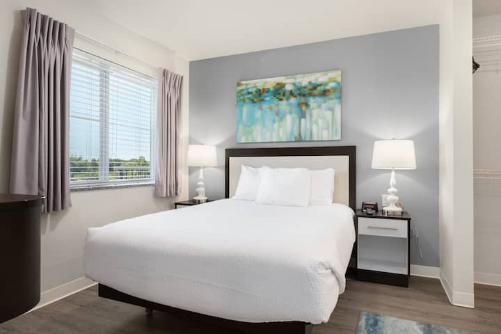 Guest room at the WaterWalk Extended Stay Minneapolis - Plymouth in Plymouth, Minnesota