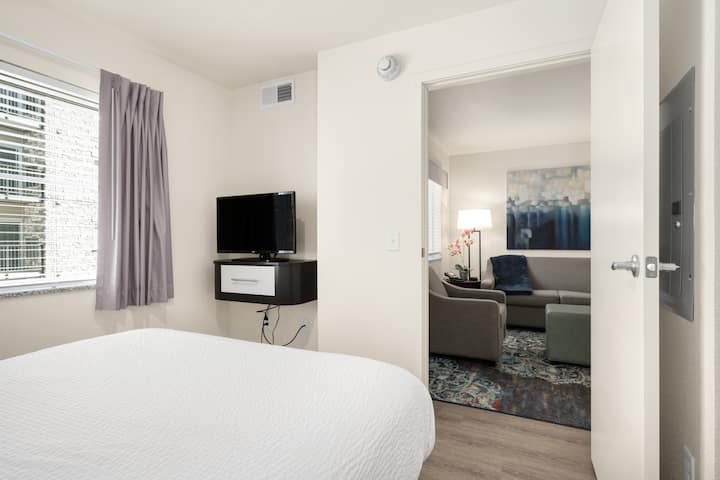Guest room at the WaterWalk Extended Stay Minneapolis - Plymouth in Plymouth, Minnesota