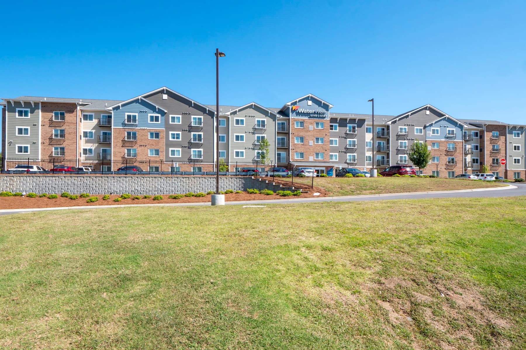 Exterior of WaterWalk Extended Stay Charlotte - Arrowood hotel in Charlotte, North Carolina