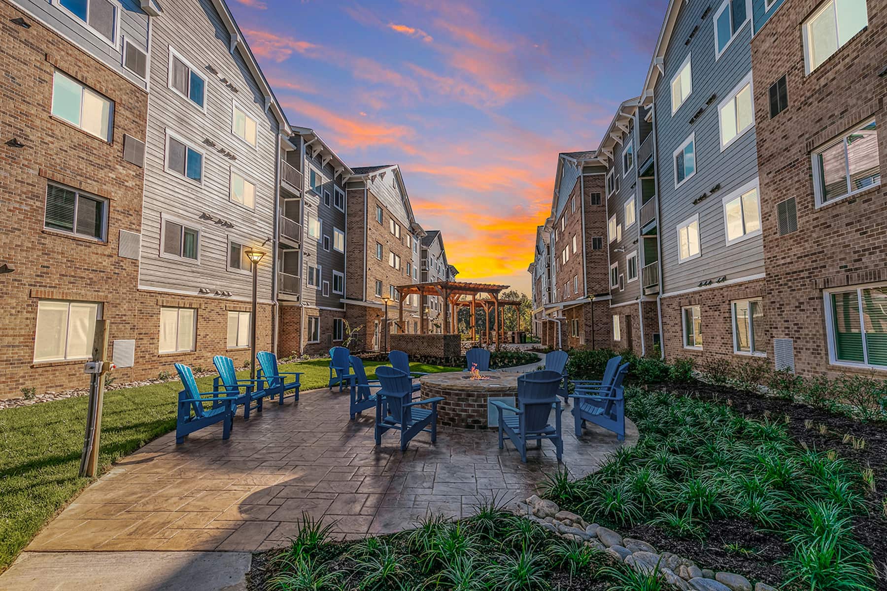 Firepit at WaterWalk Extended Stay Charlotte - Arrowood in Charlotte, North Carolina