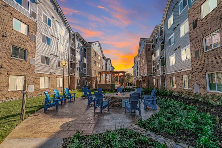 Firepit at WaterWalk Extended Stay Charlotte - Arrowood in Charlotte, North Carolina
