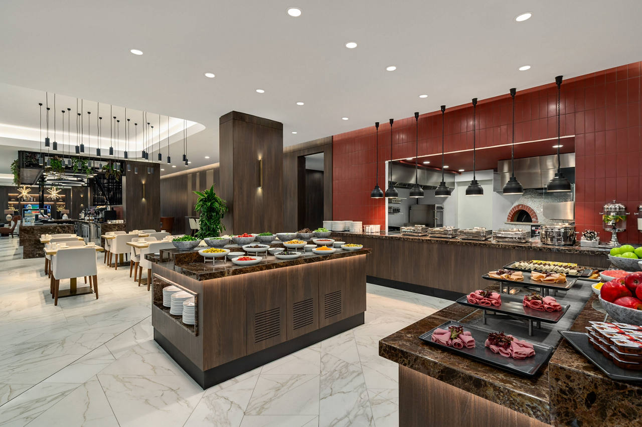 2025-12-09,  Istanbul,  Kivanc Sonmez,  Ramada by Wyndham Arnavutkoy,  Turkey,  Buffet,  Cafeteria,  Food,  Indoors,  Interior Design,  Meal,  Person,  Restaurant